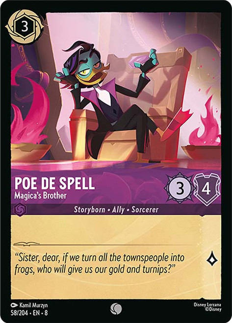 Poe De Spell - Magica's Brother
Reign of Jafar
Single
Lorcana