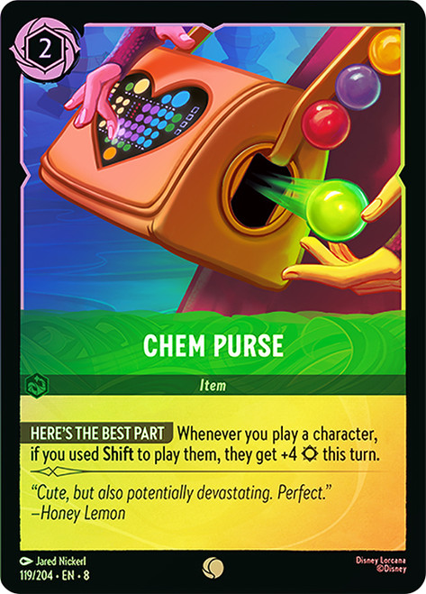 Chem Purse
Reign of Jafar
Single
Lorcana