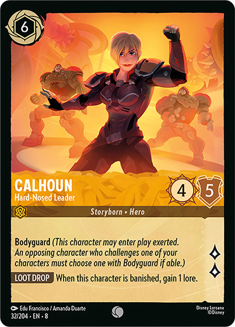 Calhoun - Hard-Nosed Leader
Reign of Jafar
Single
Lorcana