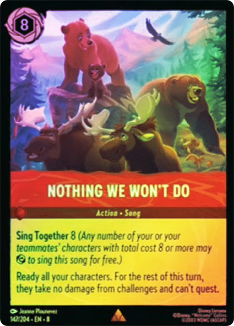 Nothing We Won't Do
Reign of Jafar
Single
Lorcana