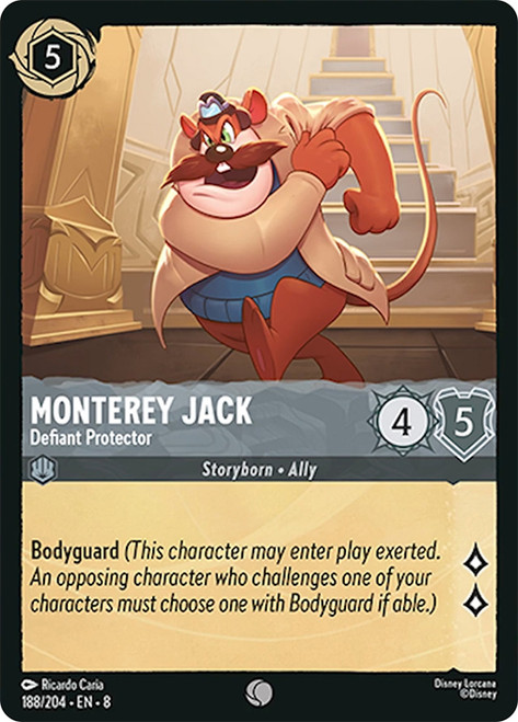 Monterey Jack - Defiant Protector
Reign of Jafar
Single
Lorcana