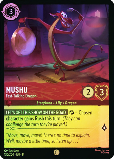 Mushu - Fast-Talking Dragon
Reign of Jafar
Single
Lorcana