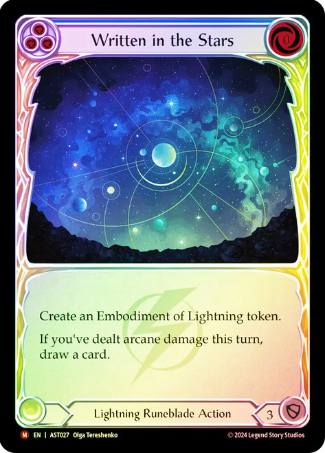 Written in the Stars
Armory Deck: Aurora
Single
Flesh and Blood