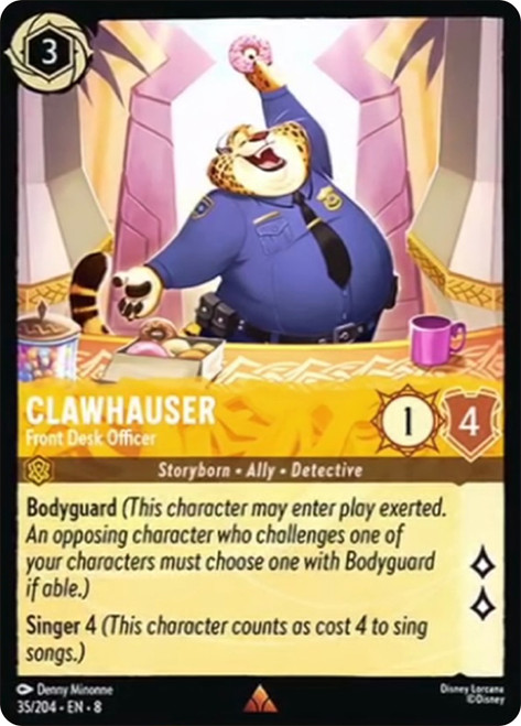 Clawhauser - Front Desk Officer
Reign of Jafar
Single
Lorcana