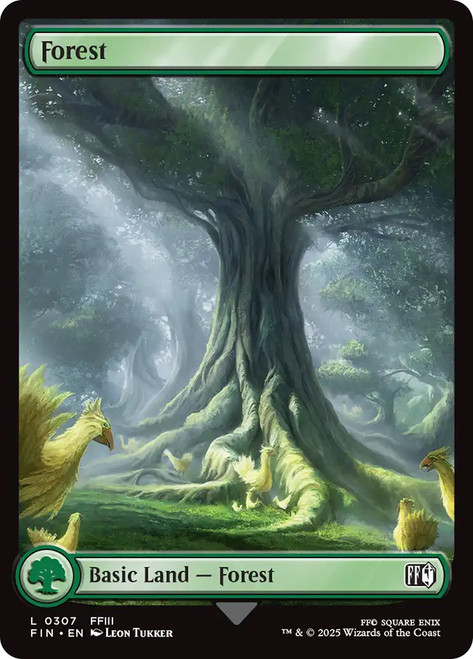 Forest (#307) (Full Art)\nFINAL FANTASY\nSingle\nMagic The Gathering