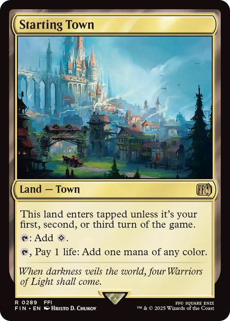 き*ん様 MTG 始まりの町/Starting Town 4枚セット　英語 Starting Town | FINAL FANTASY | Star City Games