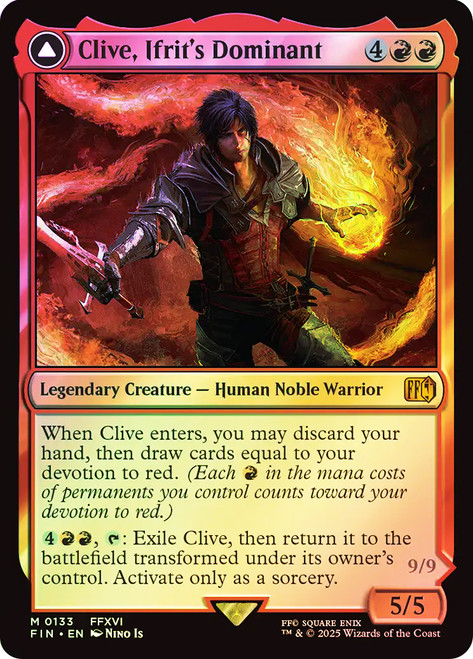 Clive, Ifrit's Dominant // Ifrit, Warden of Inferno | FINAL