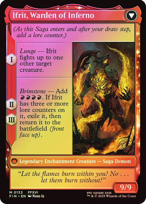 Clive, Ifrit's Dominant // Ifrit, Warden of Inferno | FINAL