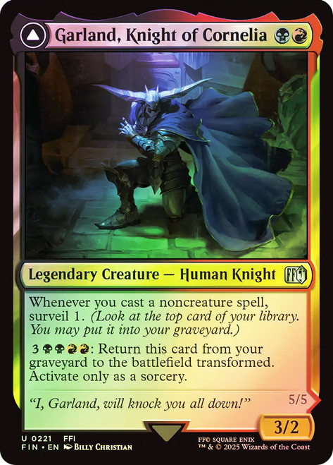 mtg final fantasy chaos (Final Fantasy) | Wiki Three Play Boosters provide 42 cards total with a guaranteed mix of Rares FIN] Garland, Night of Cornelia