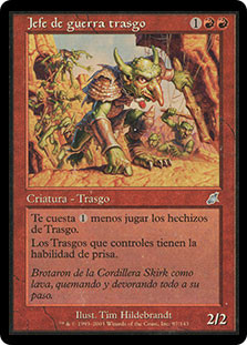 Goblin Warchief
Scourge - Spanish
Single
Magic The Gathering