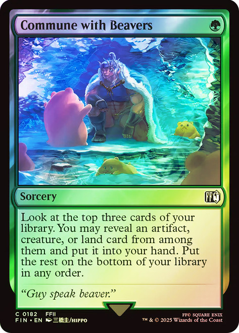 Commune with Beavers\nFINAL FANTASY\nSingle\nMagic The Gathering