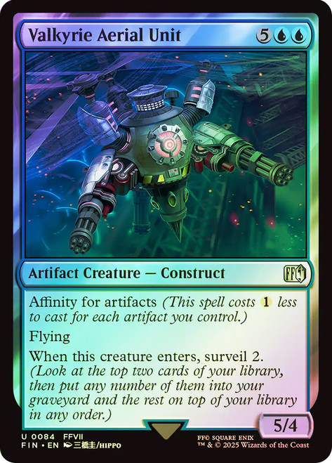 Valkyrie Aerial Unit\nFINAL FANTASY\nSingle\nMagic The Gathering