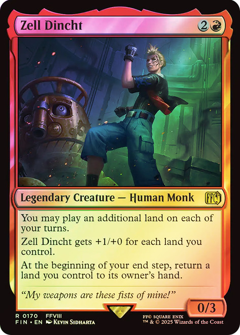 Zell Dincht\nFINAL FANTASY\nSingle\nMagic The Gathering