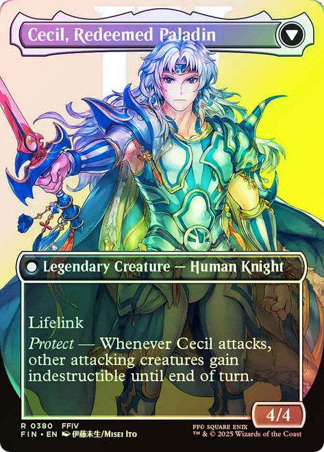 マジック：ザ・ギャザリング Cecil, Dark Knight / Redeemed Paladin MTG] Cecil, Dark Knight // Cecil, Redeemed Paladin (FIN