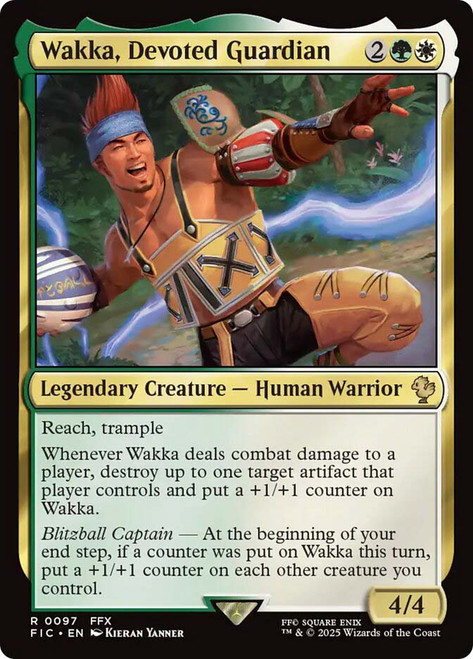 【MTG】 of Wak-Wak (MP) Wakka, Devoted Guardian | FINAL FANTASY Commander | Star City Games