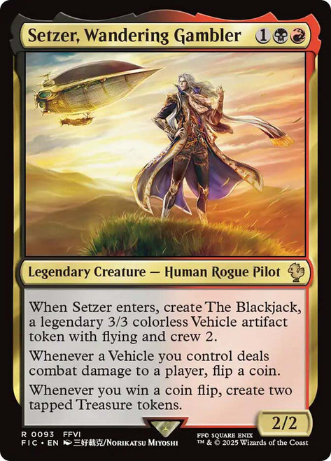Setzer, Wandering Gambler (Surge Foil) | FINAL FANTASY