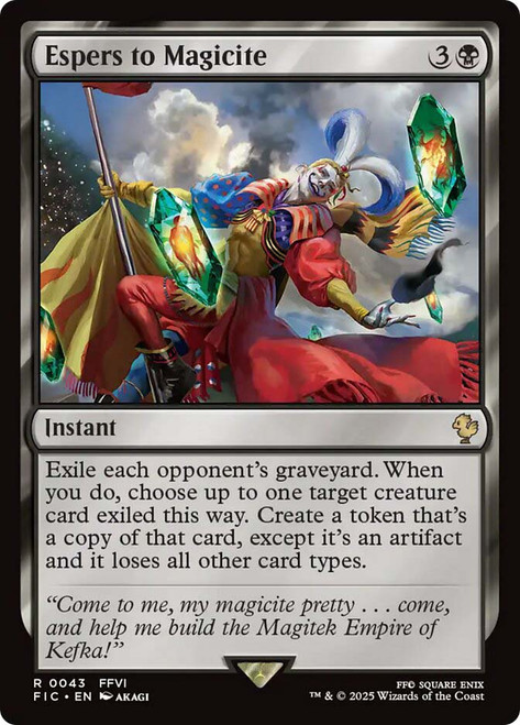 Espers to Magicite\nFINAL FANTASY Commander\nSingle\nMagic The Gathering