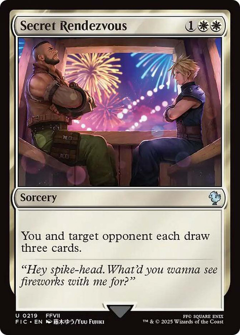 Secret Rendezvous (#219)\nFINAL FANTASY Commander\nSingle\nMagic The Gathering