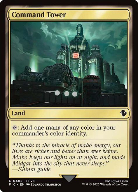 Command Tower (#485)\nFINAL FANTASY Commander\nSingle\nMagic The Gathering