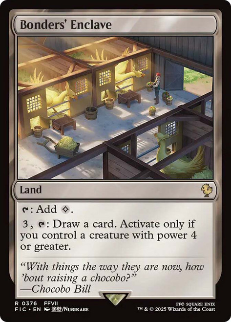 Bonders' Enclave\nFINAL FANTASY Commander\nSingle\nMagic The Gathering