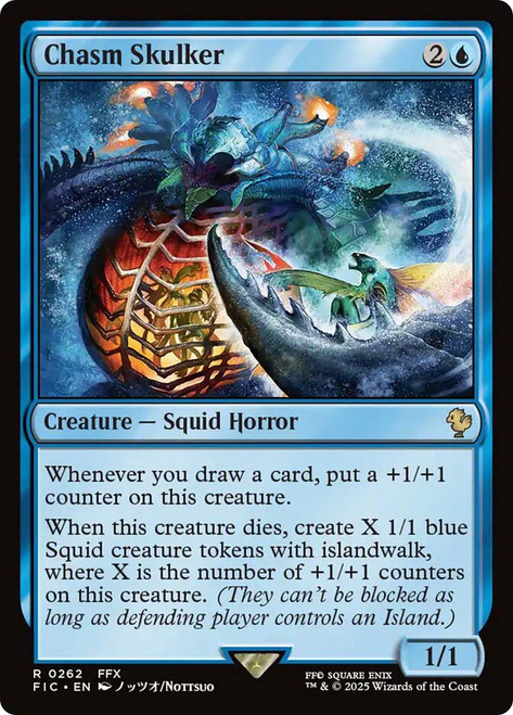 Chasm Skulker\nFINAL FANTASY Commander\nSingle\nMagic The Gathering