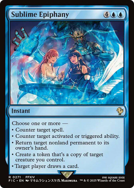 Sublime Epiphany\nFINAL FANTASY Commander\nSingle\nMagic The Gathering