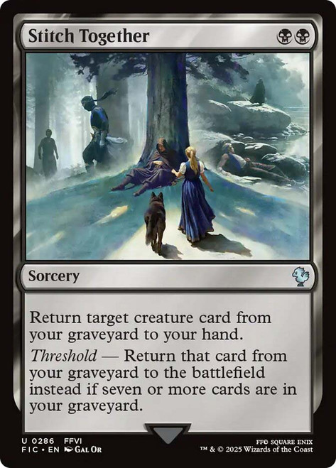 Stitch Together\nFINAL FANTASY Commander\nSingle\nMagic The Gathering