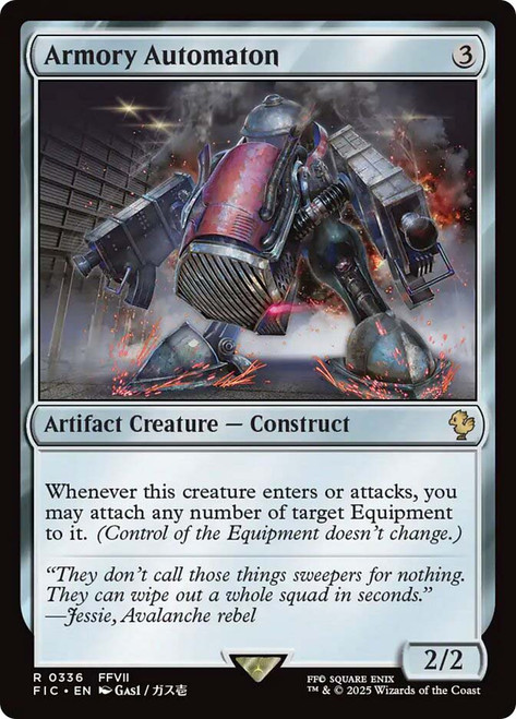 Armory Automaton\nFINAL FANTASY Commander\nSingle\nMagic The Gathering