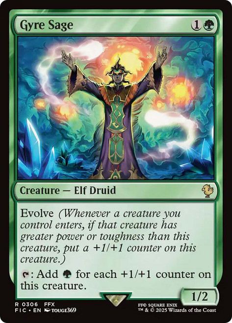 Gyre Sage\nFINAL FANTASY Commander\nSingle\nMagic The Gathering