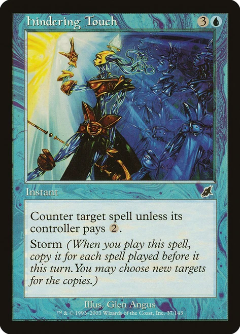 Hindering Touch\nScourge\nSingle\nMagic The Gathering