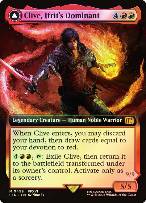 Clive, Ifrit's Dominant // Ifrit, Warden of Inferno | FINAL