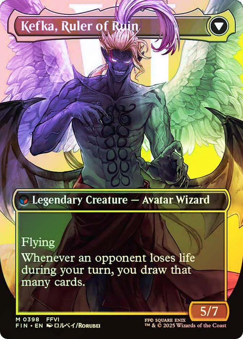 Kefka, Court Mage (マジック：ザ・ギャザリング)　拡張Foil Final Fantasy Variants Foil: Kefka, Court Mage (0322