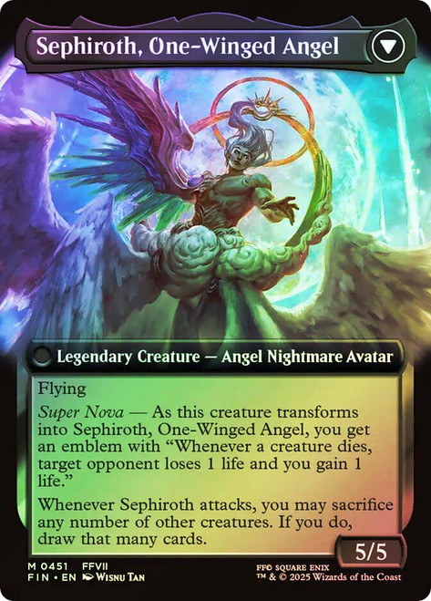 Sephiroth, Fabled SOLDIER foil ホイル Final Fantasy Variants Foil: Sephiroth, Fabled SOLDIER (0382