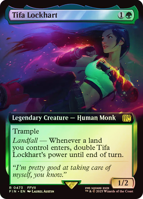 Tifa Lockhart (#473) (Extended Art)\nFINAL FANTASY - Variants\nSingle\nMagic The Gathering