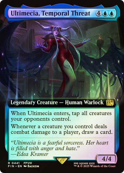 【Foil】(441)■拡張アート■時に抗う者、アルティミシア　英語 Ultimecia, Temporal Threat | FINAL FANTASY | Star City Games