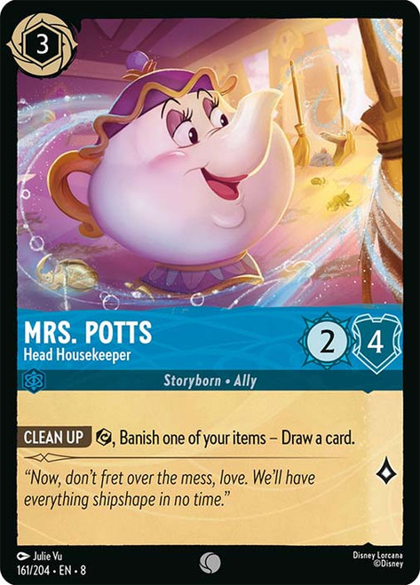Mrs. Potts - Head Housekeeper
Reign of Jafar
Single
Lorcana