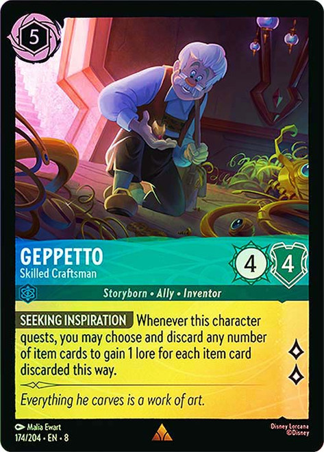 Geppetto - Skilled Craftsman
Reign of Jafar
Single
Lorcana