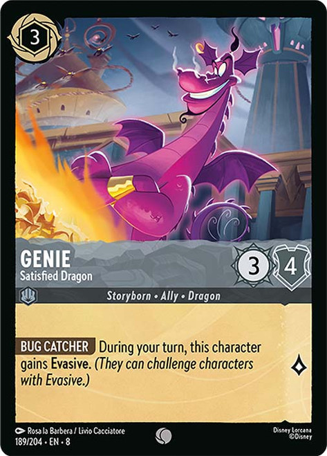Genie - Satisfied Dragon
Reign of Jafar
Single
Lorcana