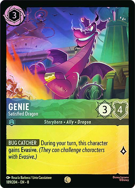 Genie - Satisfied Dragon
Reign of Jafar
Single
Lorcana
