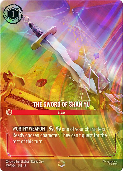 The Sword of Shan Yu (Enchanted)
Reign of Jafar
Single
Lorcana