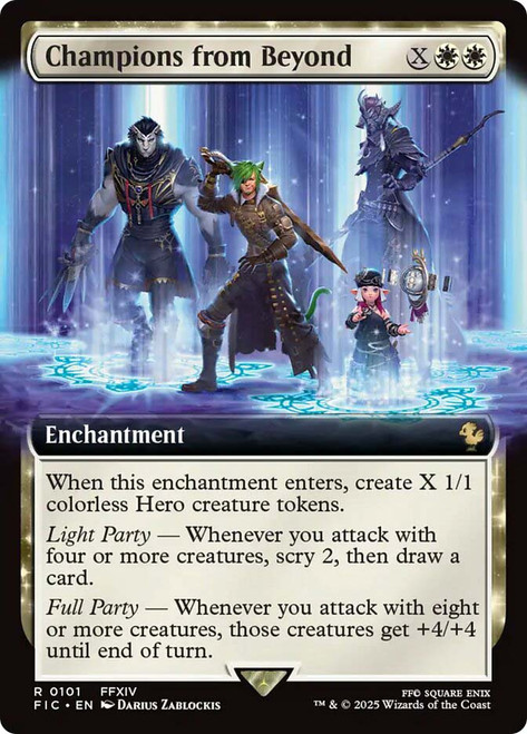 Champions from Beyond (Extended Art)\nFINAL FANTASY Commander - Variants\nSingle\nMagic The Gathering