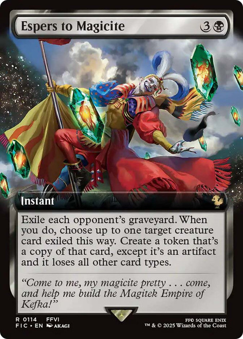 Espers to Magicite (Extended Art)\nFINAL FANTASY Commander - Variants\nSingle\nMagic The Gathering