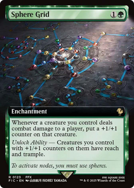 Sphere Grid (Extended Art)\nFINAL FANTASY Commander - Variants\nSingle\nMagic The Gathering