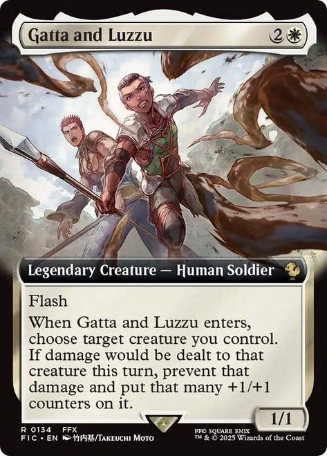 Gatta and Luzzu (Extended Art)\nFINAL FANTASY Commander - Variants\nSingle\nMagic The Gathering