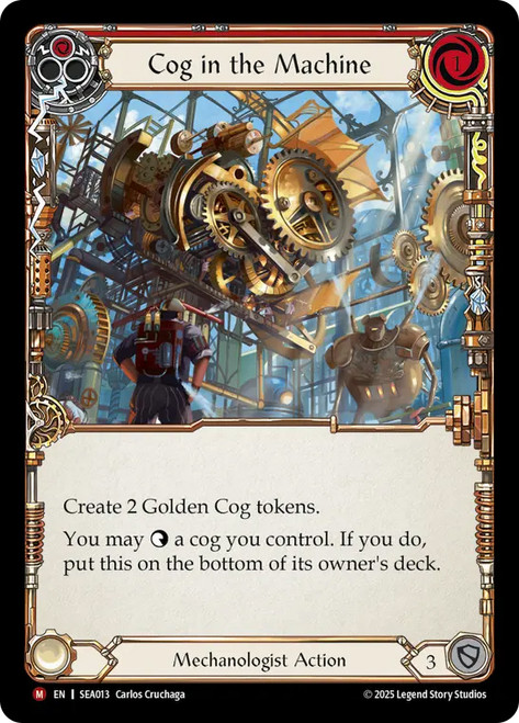 その他 FaB Master Cog Rainbow Foil Cog in the Machine | High Seas | Star City Games