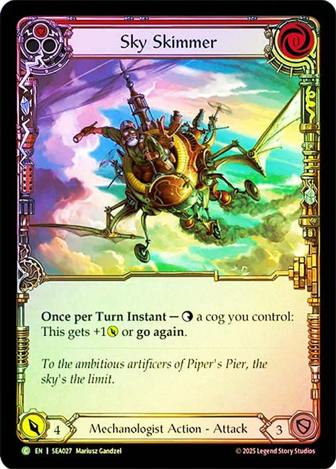 Sky Skimmer (Red)
High Seas
Single
Flesh and Blood