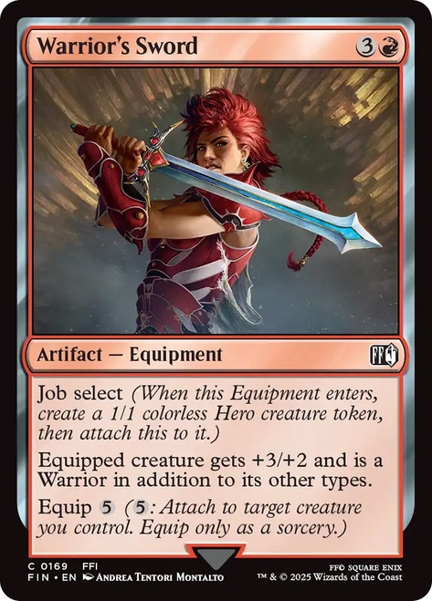 Warrior's Sword\nFINAL FANTASY\nSingle\nMagic The Gathering