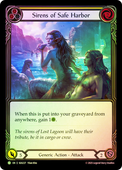 Sirens of Safe Harbor (Yellow)
High Seas
Single
Flesh and Blood