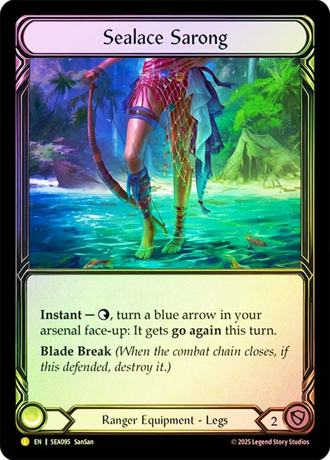 その他 Flesh and Blood Sealace Sarong cold foil Sealace Sarong (Extended Art) | Treasure Pack | Star City Games