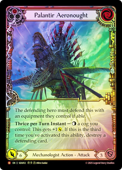 Palantir Aeronought (Extended Art)
High Seas
Single
Flesh and Blood